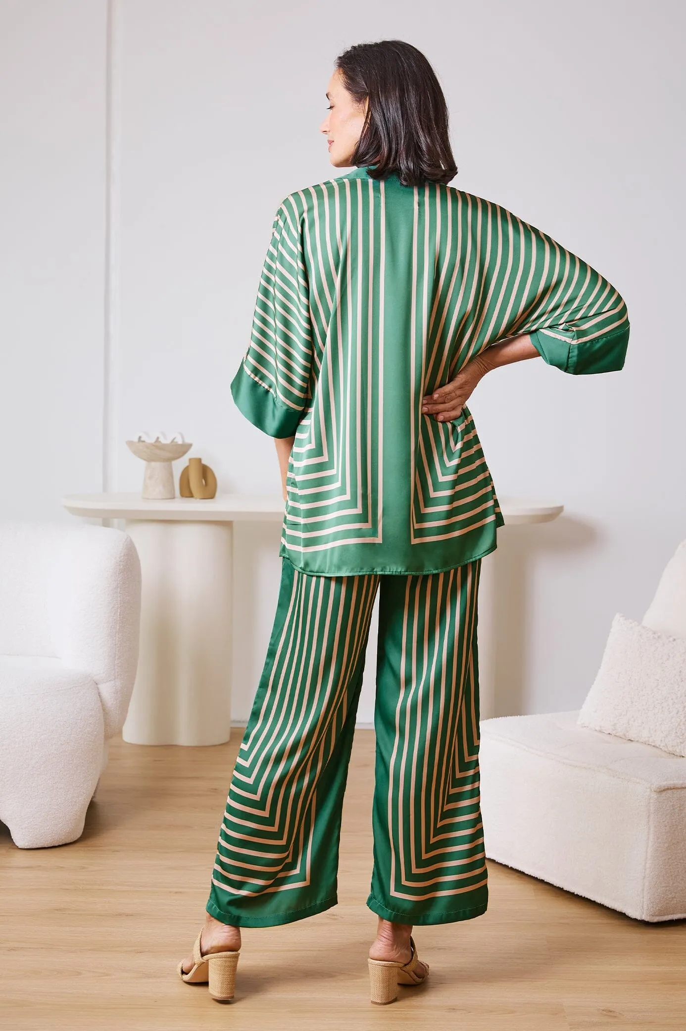 Alma Short Sleeve Top Emerald