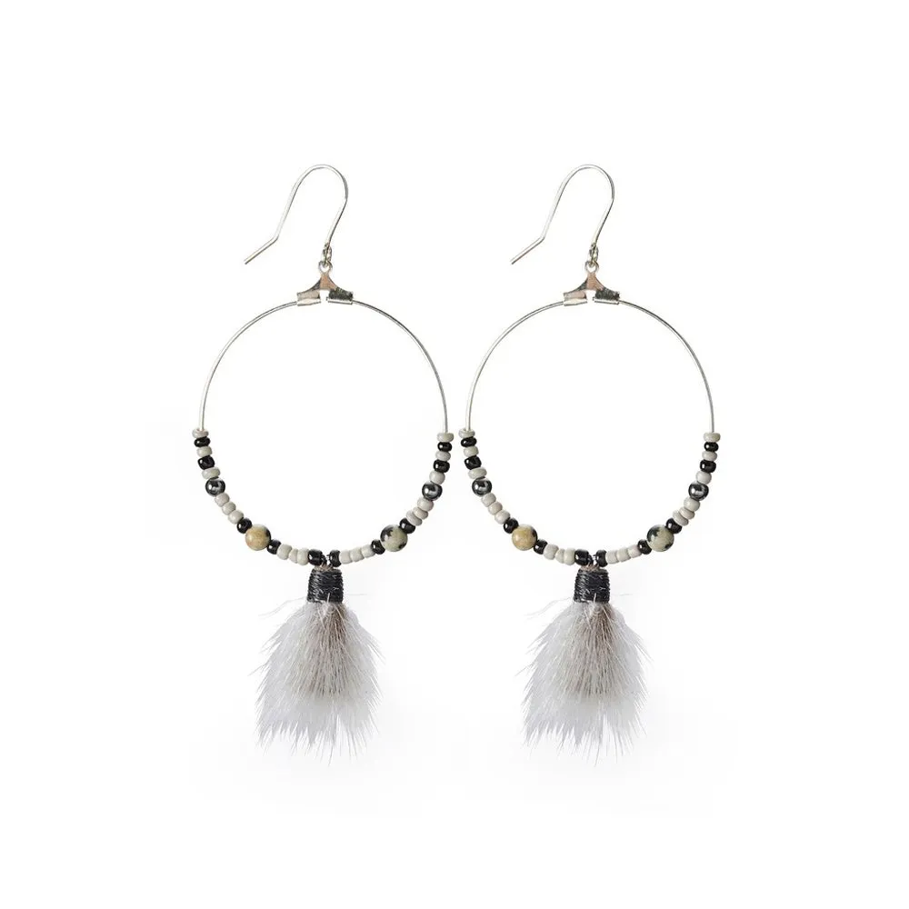 ANUK earrings, natural
