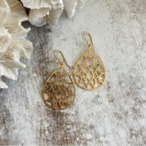 'Elena' - Euro Gold Earrings