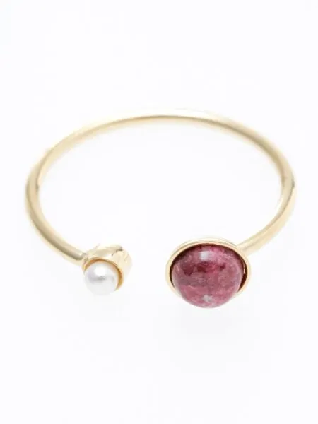 Gemstone x Pearl Ring