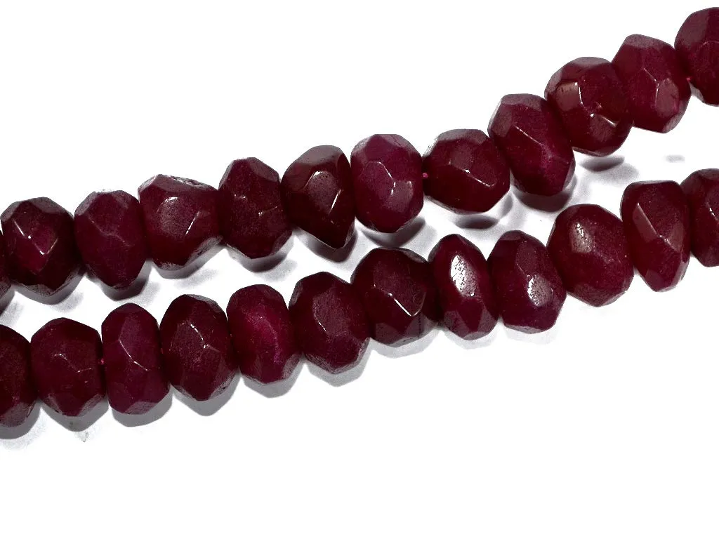 Maroon Jade Quatrz Stones