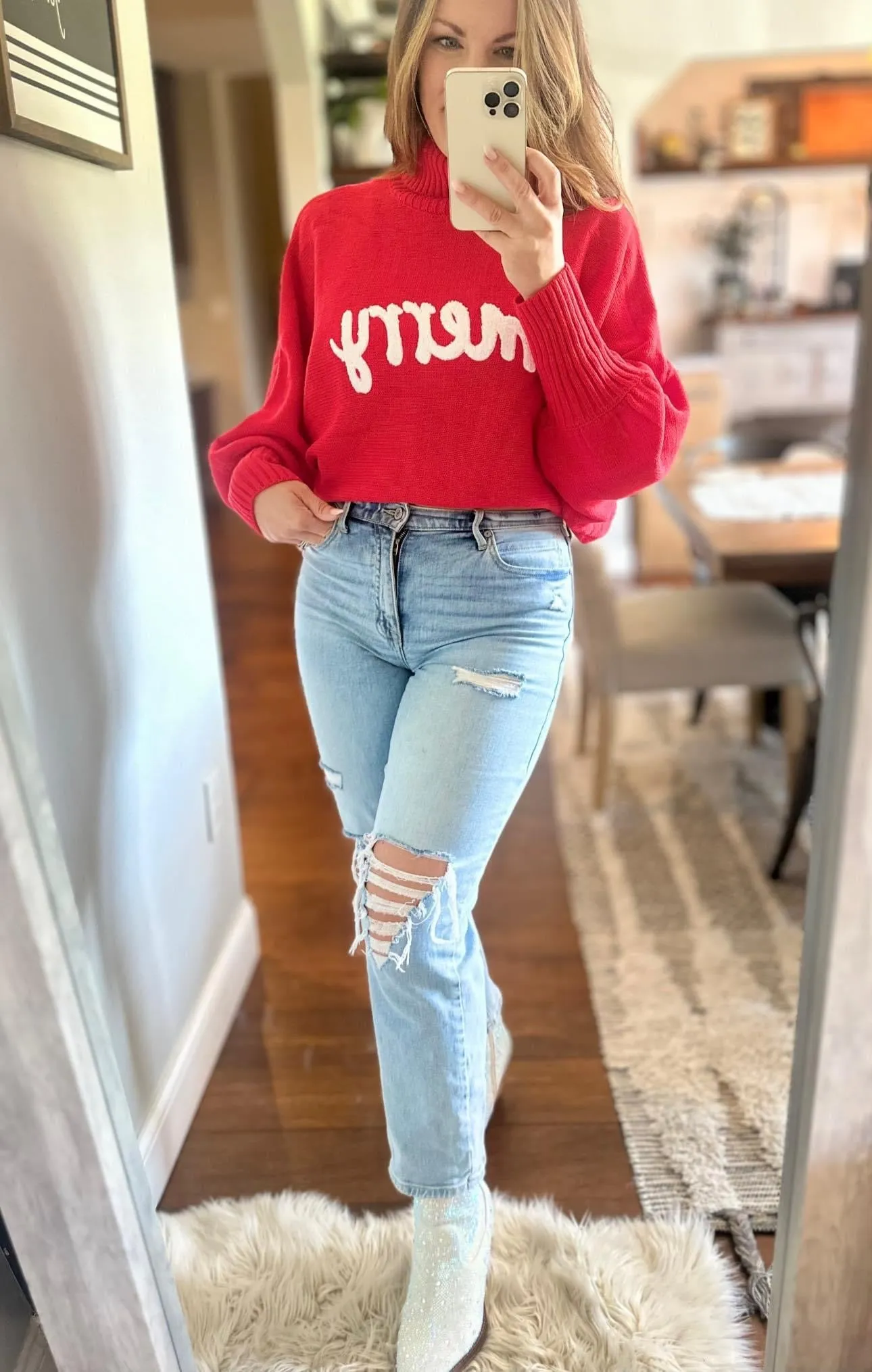Merry Turtleneck Sweater 