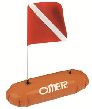 OMER Caravella Board 2ATM Spearfishing Dive Signal Marker Buoy SMB Float with Dive Flag