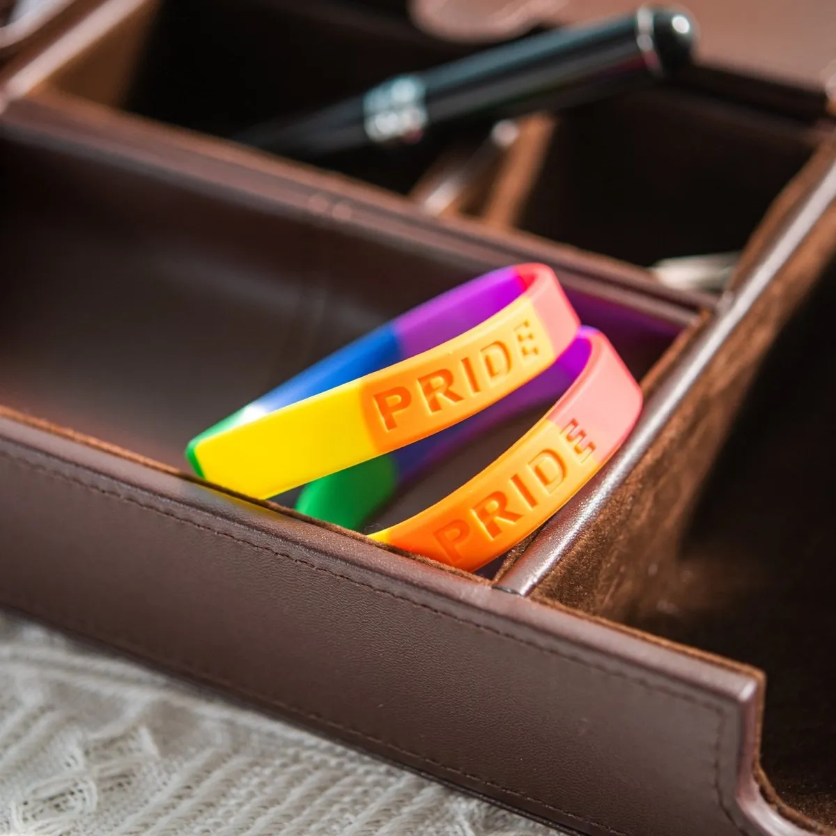 Rainbow Silicone Bracelets