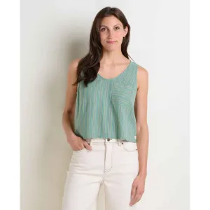 Women's Taj Hemp Button Back Tank II